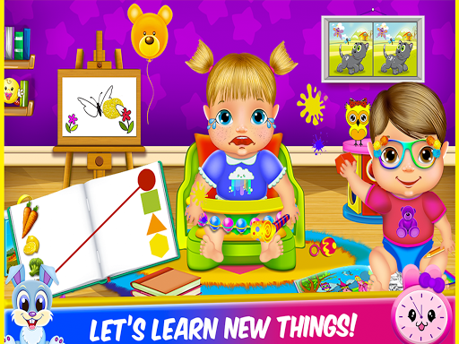 Newborn Twin Baby Care Game - Babysitter Games