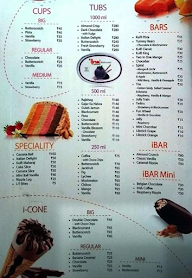 Hap Hatsun Daily , Arun Icecreams menu 1