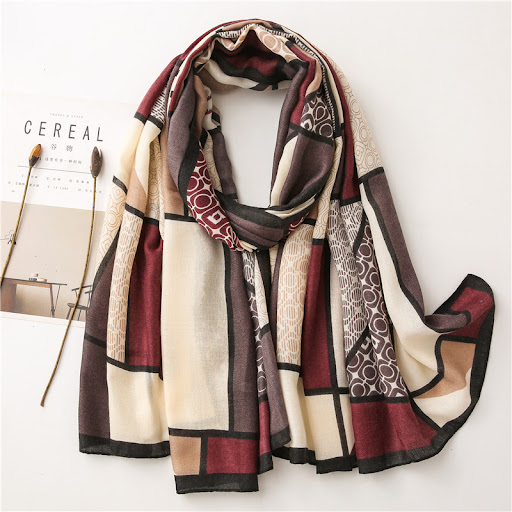 Title 5, Shawl Autumn And Winter Warm British Plaid Kore...