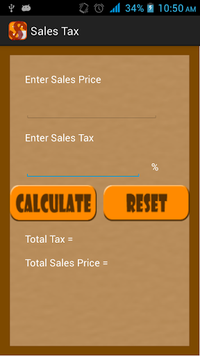 Sales Tax Calculator