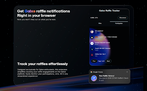Galxe Raffle Tracker