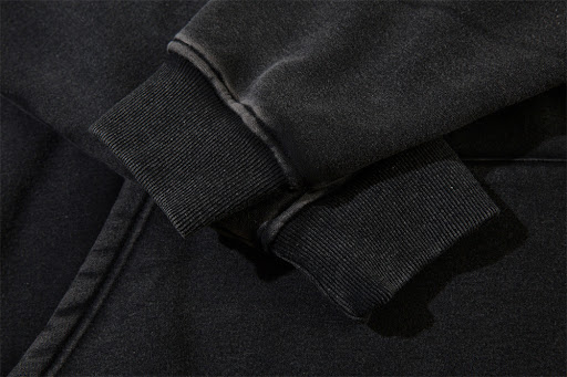 Title 9, Flame Letter Patch Embroidery Velvet Mens Hood...