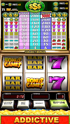 Slot Machine: Free Triple Double Gold Dollars androidhappy screenshots 1