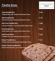 The Paratha Company menu 2
