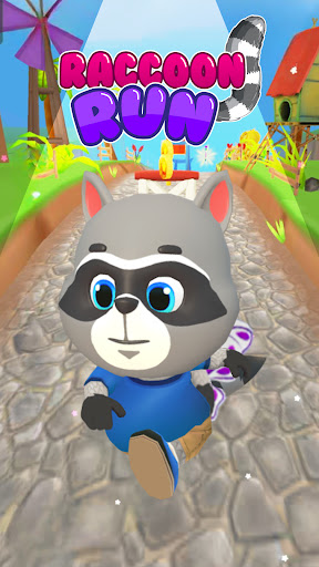 Screenshot Raccoon Fun Run: Running Games