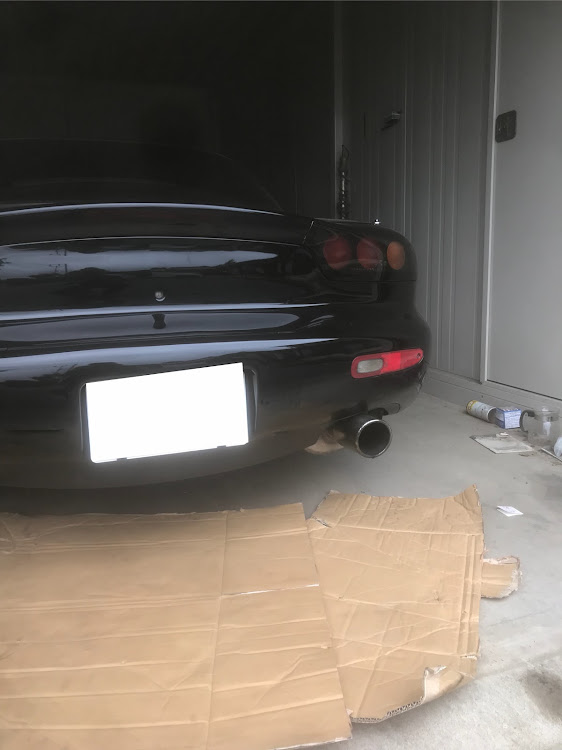 RX-7のマフラー交換・DIYに関するカスタム事例の投稿画像1枚目