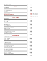 Brunch Italino menu 3