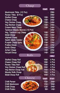 Charsi Chaap menu 1