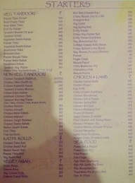 Dragon's Maharani menu 1