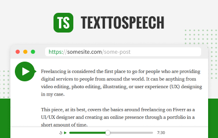 Text to speech extension Preview image 0