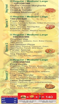 Pizza Art menu 1