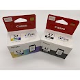 Hộp Mực In Phun Màu Canon Pg - 47 Đen Và Cl - 57 Màu - Hàng Chính Hãng - Dùng Cho Máy Pixma E480, E400, E460