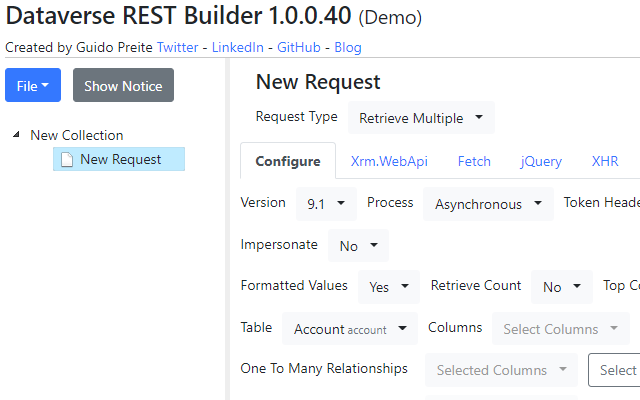 Dataverse REST Builder Preview image 0