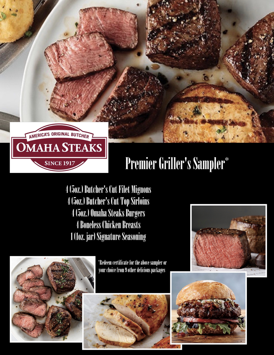 Omaha Steaks on X: Need a last minute gift? Give the gift of steak w/our e-gift  card! Our gift cards can be used to shop online, by phone, by mail, by fax