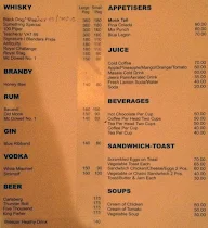 Elora Restaurant - Hotel Yuvraj menu 1