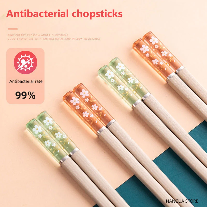 Title 5, Palillos Chinos Creativos Amber Alloy Antidesli...