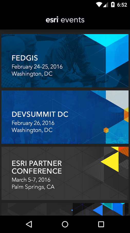 Esri Events Android Apps on Google Play