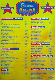 5 Sitaara Dhaba menu 1