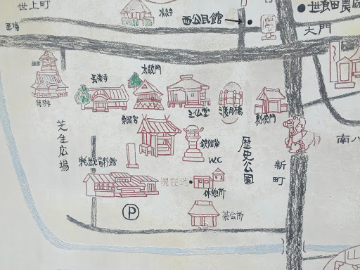 文化財探訪おおた観光案内図