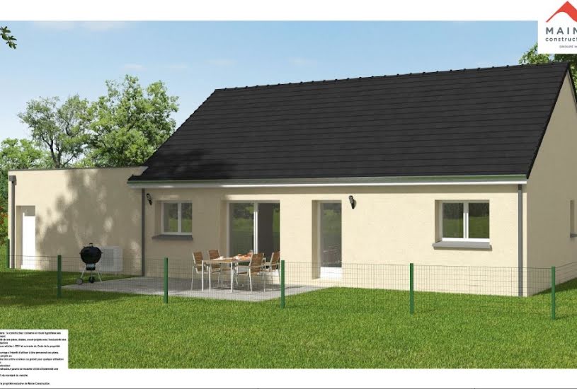  Vente Terrain + Maison - Terrain : 454m² - Maison : 90m² à Sainte-Jamme-sur-Sarthe (72380) 