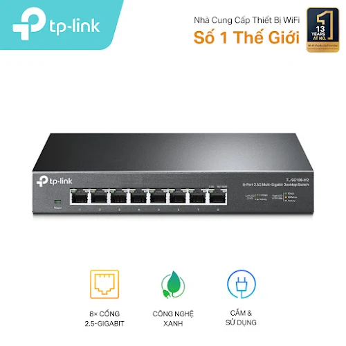 Bộ chuyển mạch / Switch TP-Link TL-SG108 8 cổng