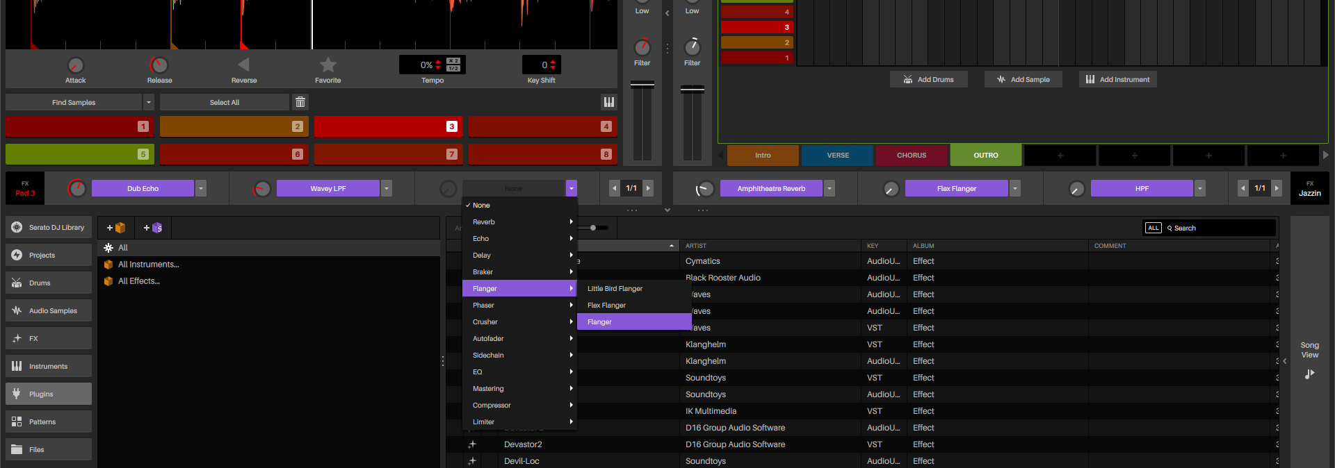 Serato Studio FX View