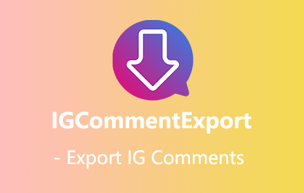 Save Ins Comment - Export Ins Comments small promo image