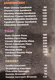 Gazebo menu 5