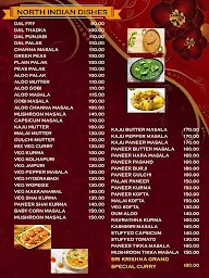 Sri Krishna Grand menu 1