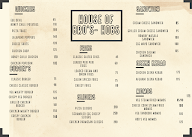 House of Bro's menu 2