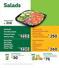 Subway menu 1