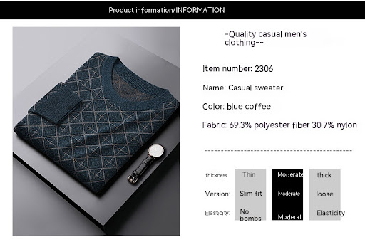 Title 6, Mens Round Neck Sweater XL Loose Fit. Experien...