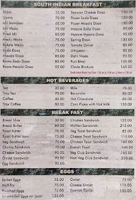 Vaidehi Family Restaurant menu 5