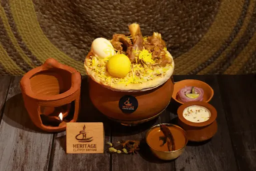 Kolkata Mutton Biryani (Claypot) Less Spicy