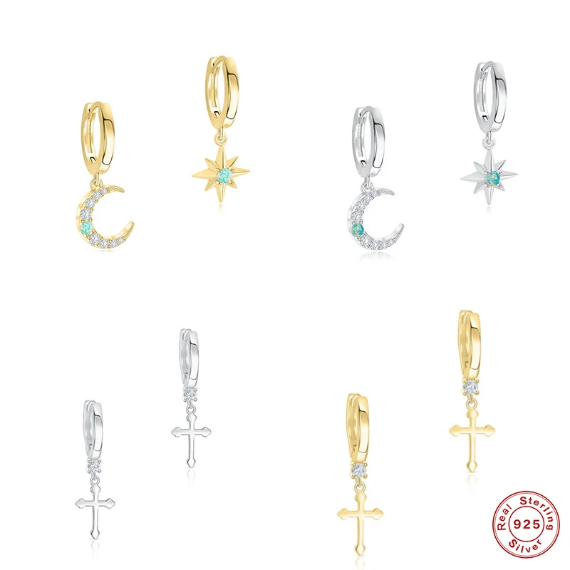 Title 3, Brincos Earclip de Diamante em Prata Esterlina ...