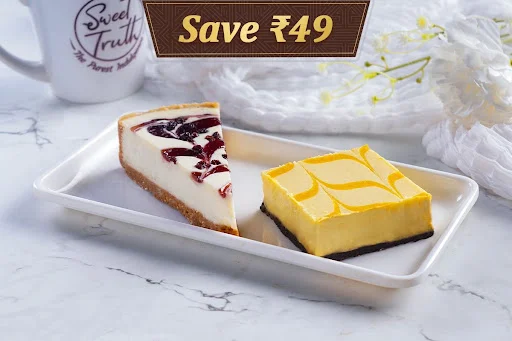 Mango Cheesecake & Blueberry Cheesecake (Box Of 2)