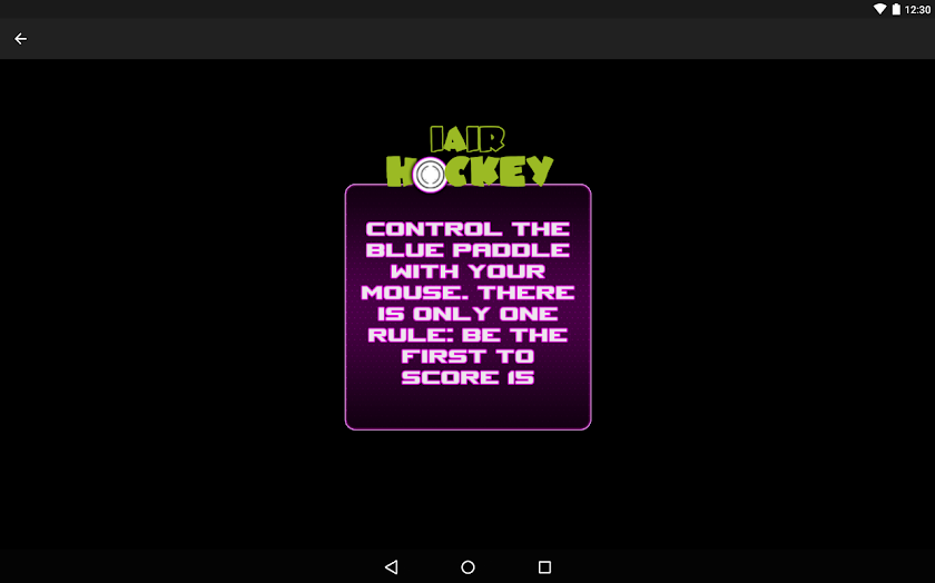 iAirHockey Screen 2