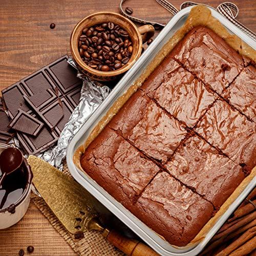 P&P CHEF Lasagna Pan, Rectangular Cake Pan Roaster Pasta Baking Cookie Sheet  Pan Stainless Steel , 12.7”x10”x3.2”, Heavy Duty & Durable, Oven &  Dishwasher Safe | Pricepulse