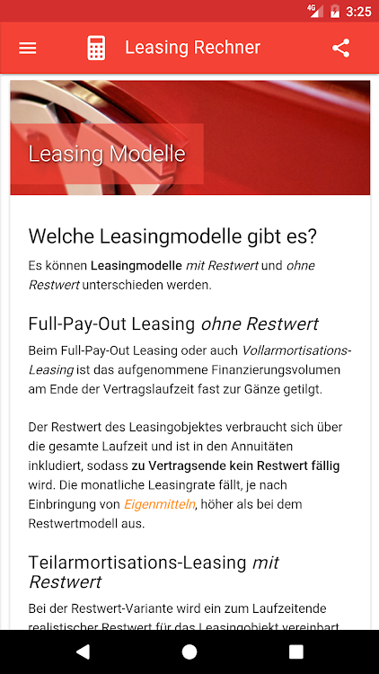 Bank austria leasing rechner