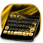 Gold and Black Luxury Keyboard 10001001 Icon