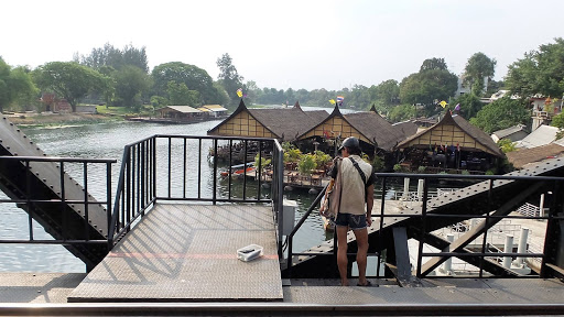 A bridge over a river in Thailand 2016