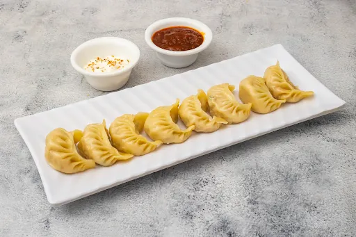 Chicken Steamed Momos [10 Pieces]