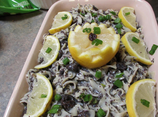 Kluski- Noodles with Poppy Seed & Raisins