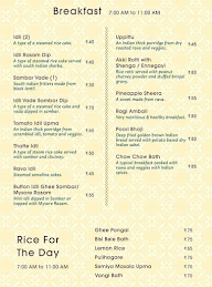 Turmeric Kitchen menu 2