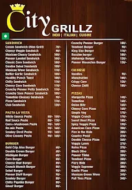 City Grillz menu 1
