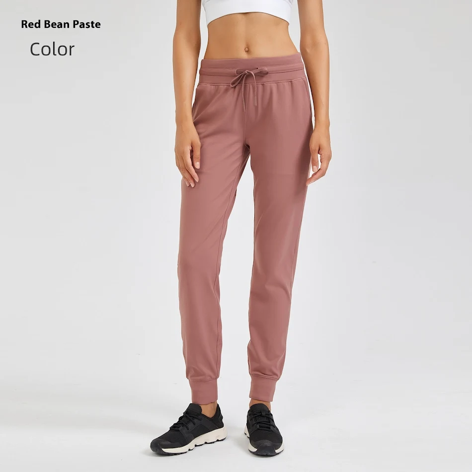 Pantaloni Yoga Donna a Vita Alta con Coulisse Asciugatura Rapida Elastici Running Fitness Perfetti per l'Allenamento Sportivo.