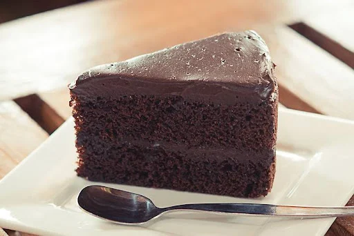 Homemade Chocolate Cake Slice