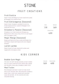 White Mountain menu 1