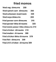 Momo's Mania menu 5