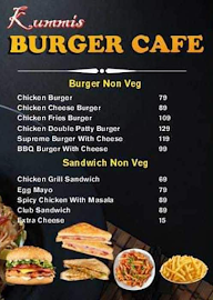 Kummis Burger Cafe menu 1